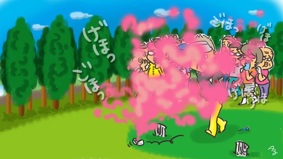 第96回 始球式のモクモク