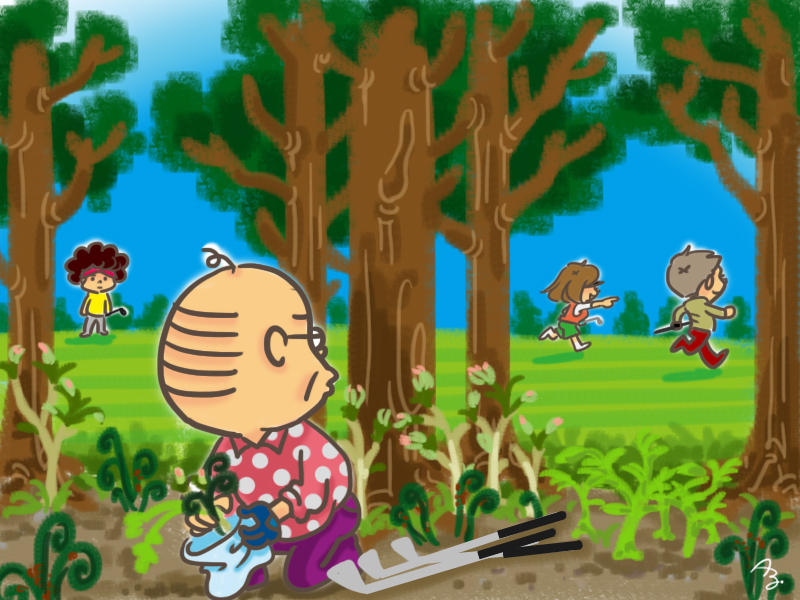 ゴルフ場は山菜の宝庫