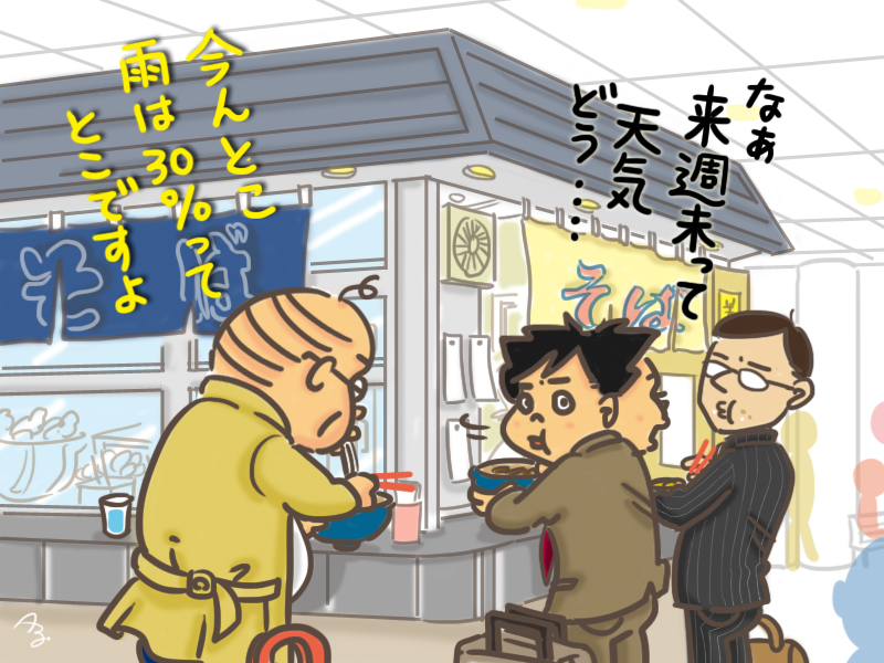 ゴルファーは天気に敏感