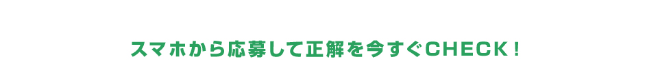 スマホから応募して正解を今すぐCHECK！