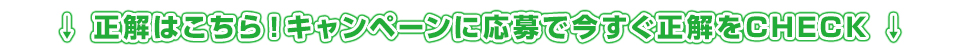 正解はこちら！キャンペーンに応募で今すぐ正解をCHECK