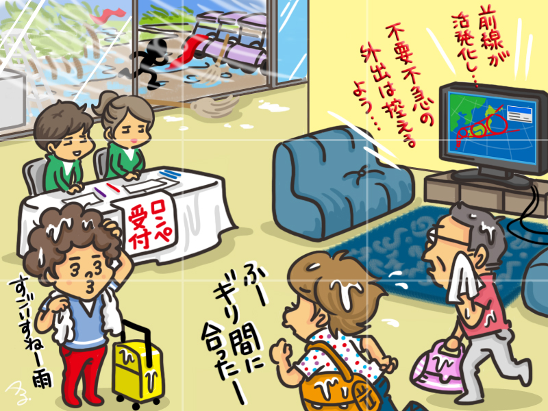 2つの絵を見比べて、違うところがいくつあるのかを答えてね